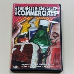 world’s funniest and cleverest commercials DVD in case 51 minutes.